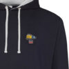 50027 Retro Navy and heather hoodie 50027 Retro Navy and heather hoodie