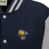 50027 Retro Oxford Blue and grey Varsity Jacket 50027 Retro Oxford Blue and grey Varsity Jacket
