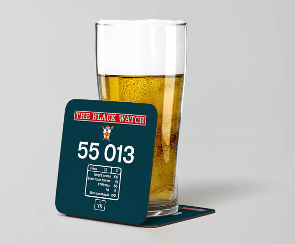 55013 DP BR Blue with name Beer Coaster 55013 DP BR Blue with name Beer Coaster