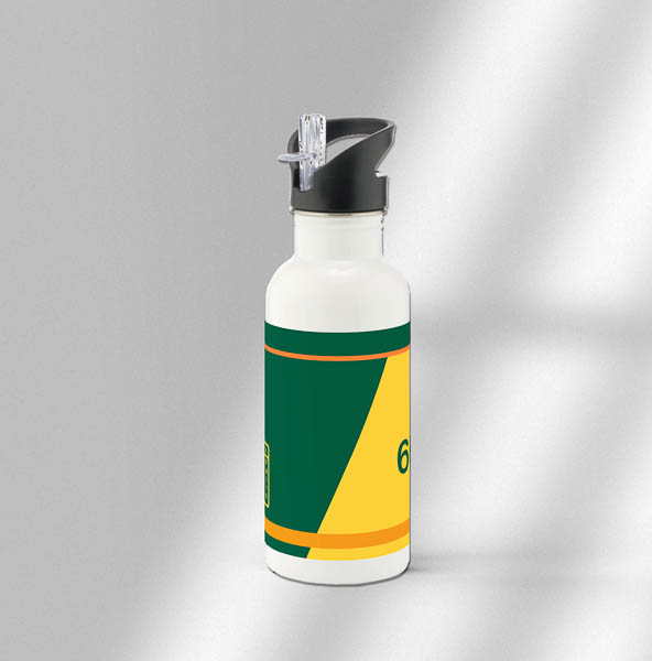 66620 Freightliner White Water bottles with straw 66620 Freightliner White Water bottles with straw