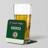 73 E6003 BR Green with name Beer Coaster 73 E6003 BR Green with name Beer Coaster