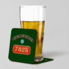 7825 Lechlade Manor GWR Green Beer Coaster 7825 Lechlade Manor GWR Green Beer Coaster