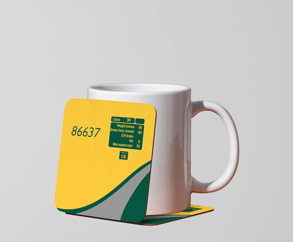 86637 Powerhaul DP Mug Coaster 86637 Powerhaul DP Mug Coaster