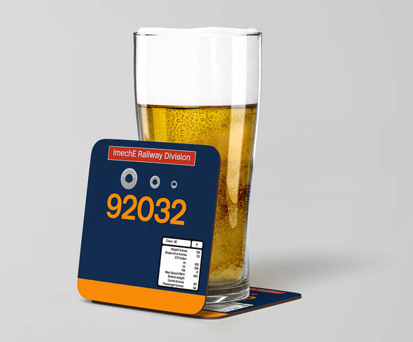 92032 GBRF with name v2 Beer Coaster 92032 GBRF with name v2 Beer Coaster