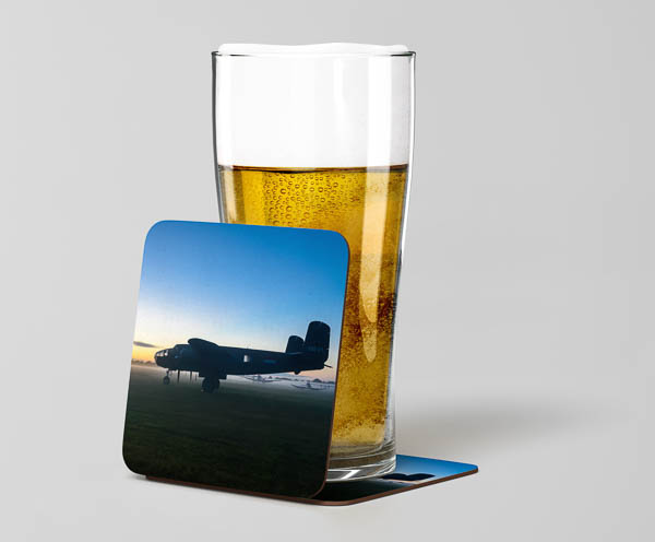 B25 Dawn Beer Coaster