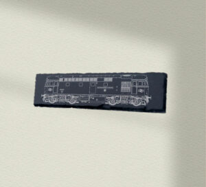 Class 33 33027 side 30x12 Slate Class 33 33027 side 30x12 Slate