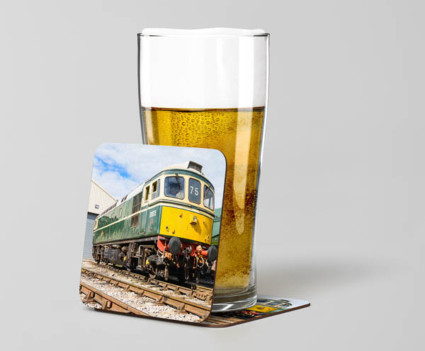 Class 33 D6575 Beer Coaster
