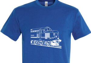 Class 37 37425 white crop v003 Royal Blue T-Shirt