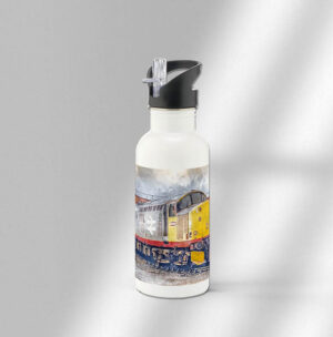 Class 37s on Thornaby White Water bottles with straw