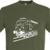 Class 47 3 4 view Army Green T-Shirt Class 47 3 4 view Army Green T-Shirt