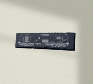 Class 73 side E6001 30x12 Slate