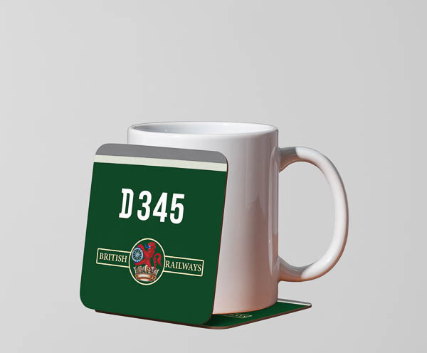 D345 BR Green Mug Coaster D345 BR Green Mug Coaster
