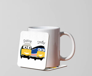 Dave n Indy Mug Coaster Dave n Indy Mug Coaster