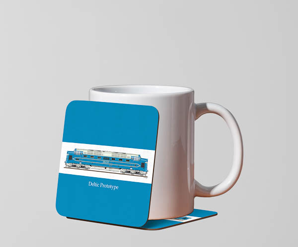 Deltic Prototype Mug Coaster Deltic Prototype Mug Coaster