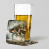 Jag under spotlight Beer Coaster