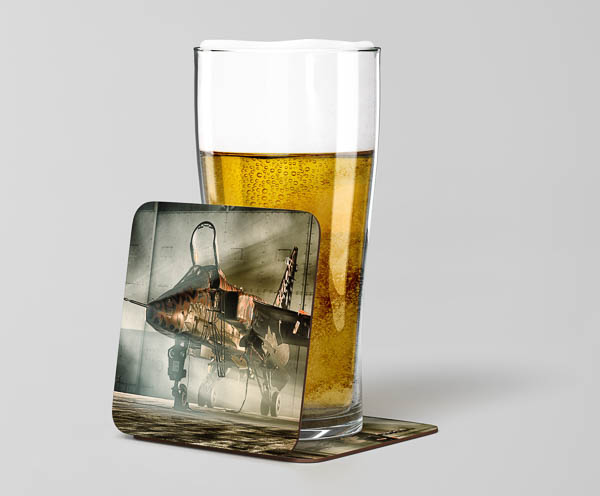 Jag under spotlight Beer Coaster
