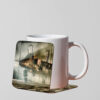 Jag under spotlight Mug Coaster