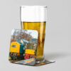 Two Class 40s Beer Coaster