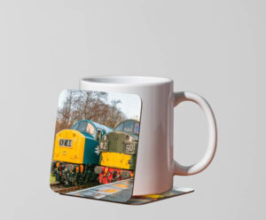 Two Class 40s Mug Coaster Two Class 40s Mug Coaster