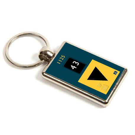 1125 BR Blue Keyring