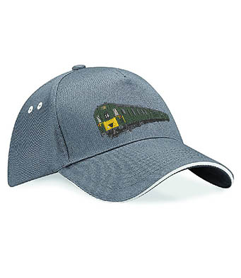 1125 Highlight Cap Grey and White 1125 Highlight Cap Grey and White
