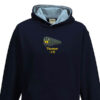 1125 Kids Navy Sky Blue Hoodie 1125 Kids Navy Sky Blue Hoodie