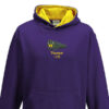 1125 Kids Purple Yellow Hoodie 1125 Kids Purple Yellow Hoodie