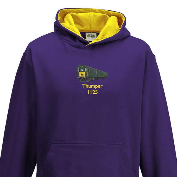 1125 Kids Purple Yellow Hoodie 1125 Kids Purple Yellow Hoodie