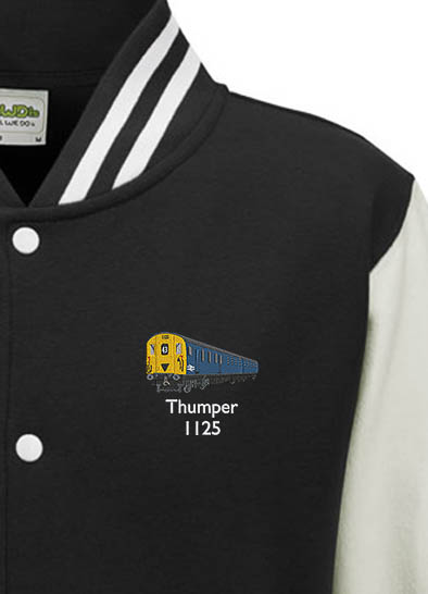 1125 Retro Black and White Varsity Jacket 1125 Retro Black and White Varsity Jacket