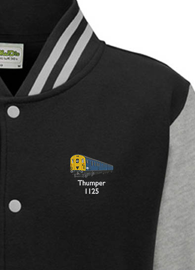 1125 Retro Black grey Varsity Jacket 1125 Retro Black grey Varsity Jacket
