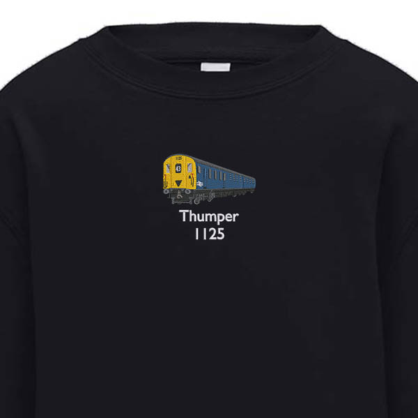 1125 Retro Kids Black Sweatshirt 1125 Retro Kids Black Sweatshirt
