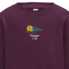 1125 Retro Kids Burgundy Sweatshirt 1125 Retro Kids Burgundy Sweatshirt