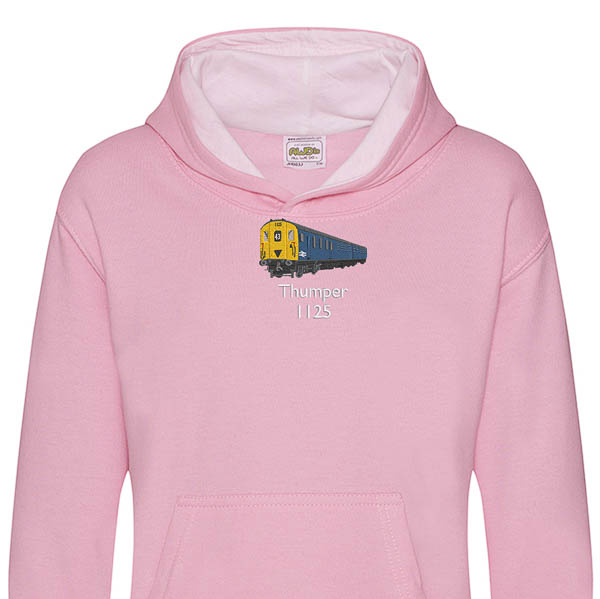 1125 Retro Kids Pink Hoodie 1125 Retro Kids Pink Hoodie