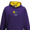1125 Retro Kids Purple Yellow Hoodie 1125 Retro Kids Purple Yellow Hoodie