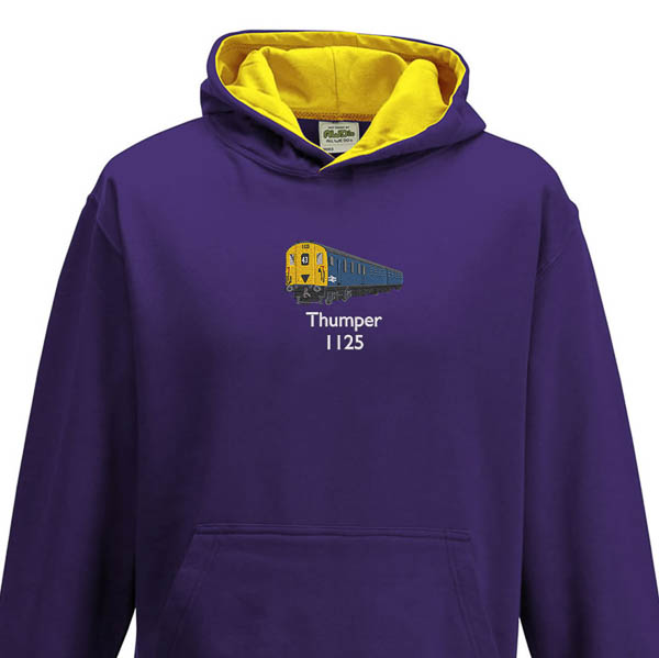 1125 Retro Kids Purple Yellow Hoodie 1125 Retro Kids Purple Yellow Hoodie