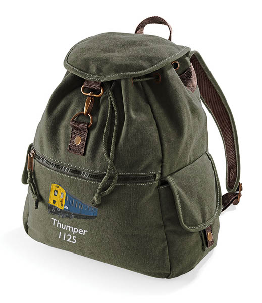 1125 Retro Military Green Rucksack 1125 Retro Military Green Rucksack