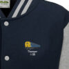 1125 Retro Oxford Blue and grey Varsity Jacket 1125 Retro Oxford Blue and grey Varsity Jacket