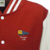 1125 Retro Red and White Varsity Jacket 1125 Retro Red and White Varsity Jacket