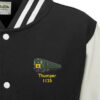 1125 v23 Black and White Varsity Jacket 1125 v23 Black and White Varsity Jacket