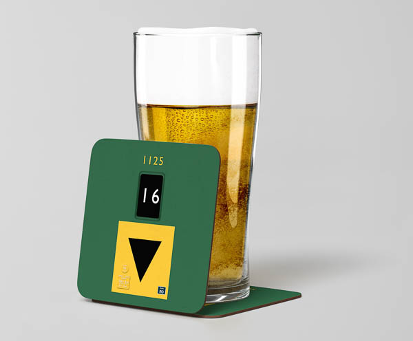 3215 - 1125 Data Panel Beer Coaster