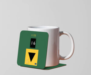 3215 - 1125 Data Panel Mug Coaster