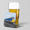 3215 - Unisub SQ Coaster (90mm) 50027 2 Beer Coaster