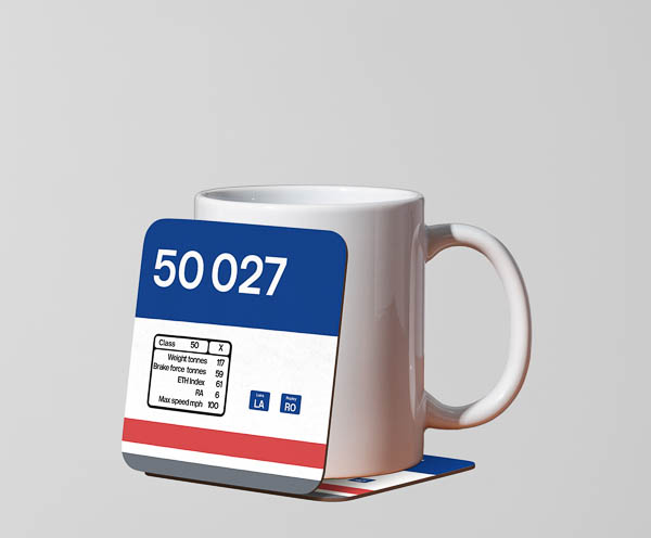 3215 - Unisub SQ Coaster (90mm) 50027 DP Mug Coaster