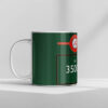 35005 BR Green with name Mug 35005 BR Green with name Mug