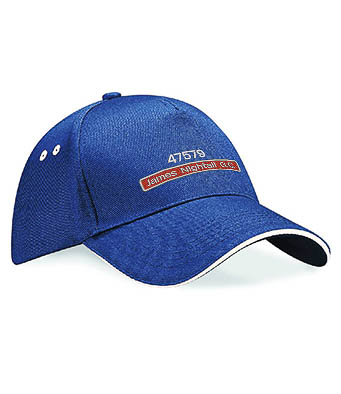 47579 Highlight Cap Navy and White 47579 Highlight Cap Navy and White