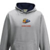 47579 Kids Grey Navy Hoodie 47579 Kids Grey Navy Hoodie