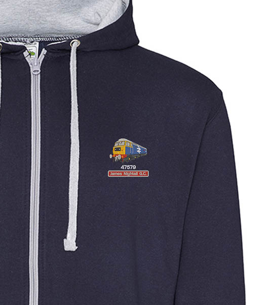 47579 v4 60 Navy and Heather zipped hoodie 47579 v4 60 Navy and Heather zipped hoodie