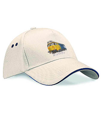 50021 2025 cap Highlight Cap White and Navy 50021 2025 cap Highlight Cap White and Navy