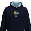 50027 NSE Kids Navy Sky Blue Hoodie