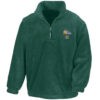 50027 Polo Cut Out Forest Green Zip Neck Fleece 50027 Polo Cut Out Forest Green Zip Neck Fleece